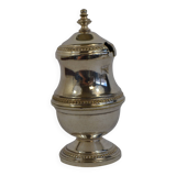 Old tin mustard pot