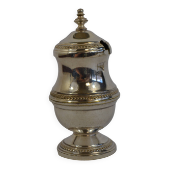 Old tin mustard pot
