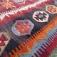 Tapis Kilim turc vintage tissé main