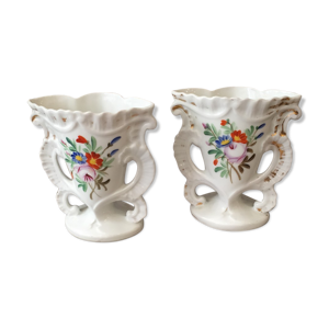 paire de vases de mariee