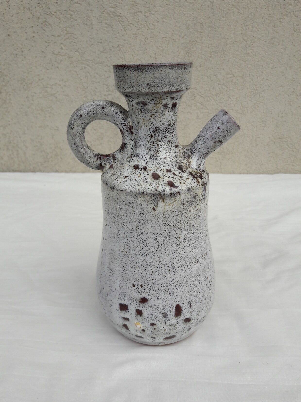 Ceramic pitcher vase