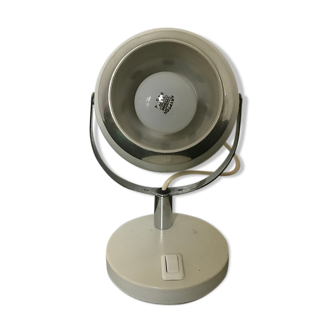 Nice Aluminor White Eyeball Vintage Lamp of the 70s