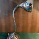 Old desk lamp, Art Deco, in chrome metal-1950