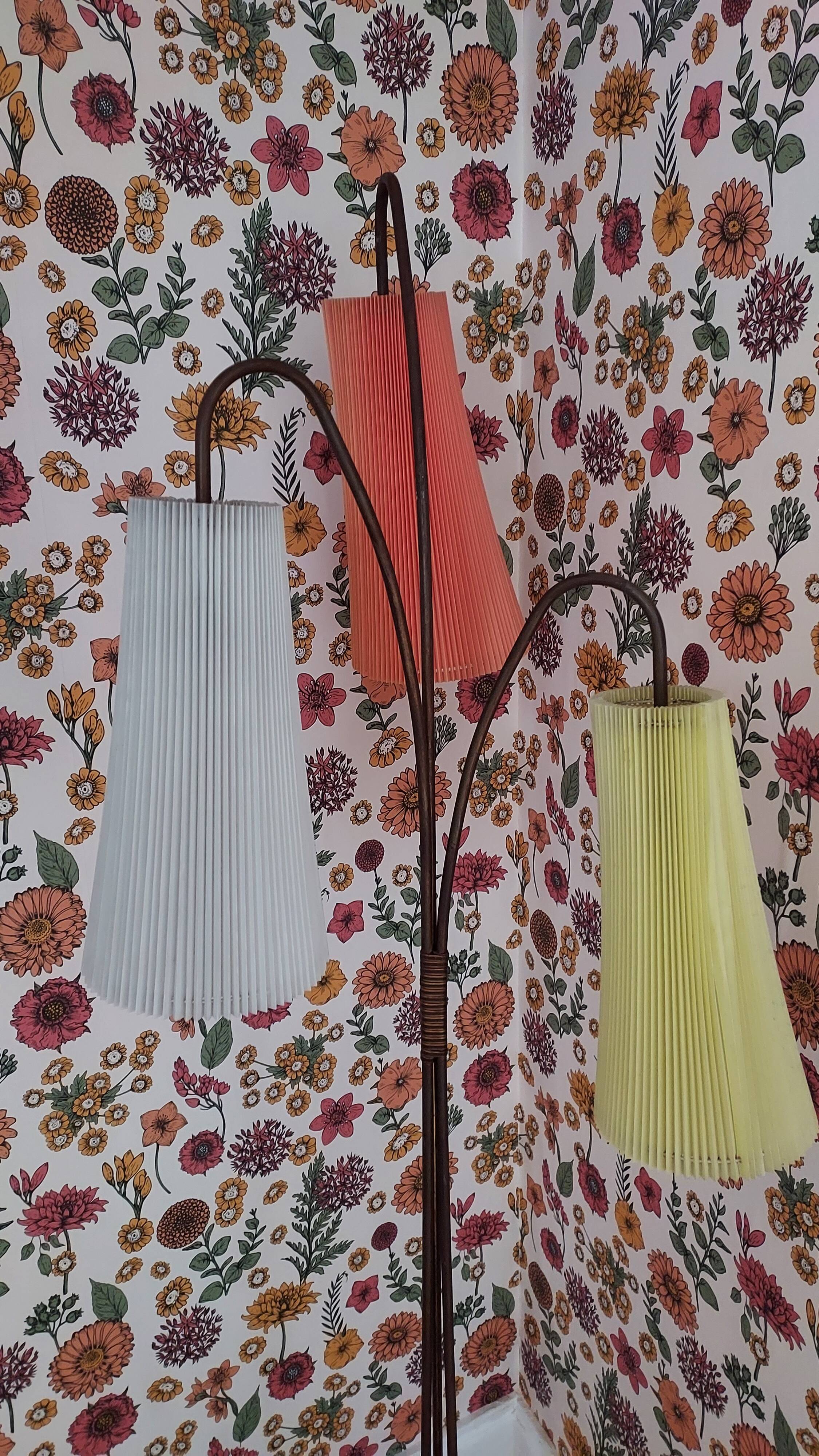 Vintage 1950s floor lamp by Cossack Brothers Germany