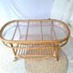 Rattan coffee table