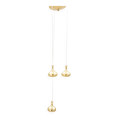 Hans-Agne Jakobsson lampe avec 3 Pendentifs Markaryd Suède  1960