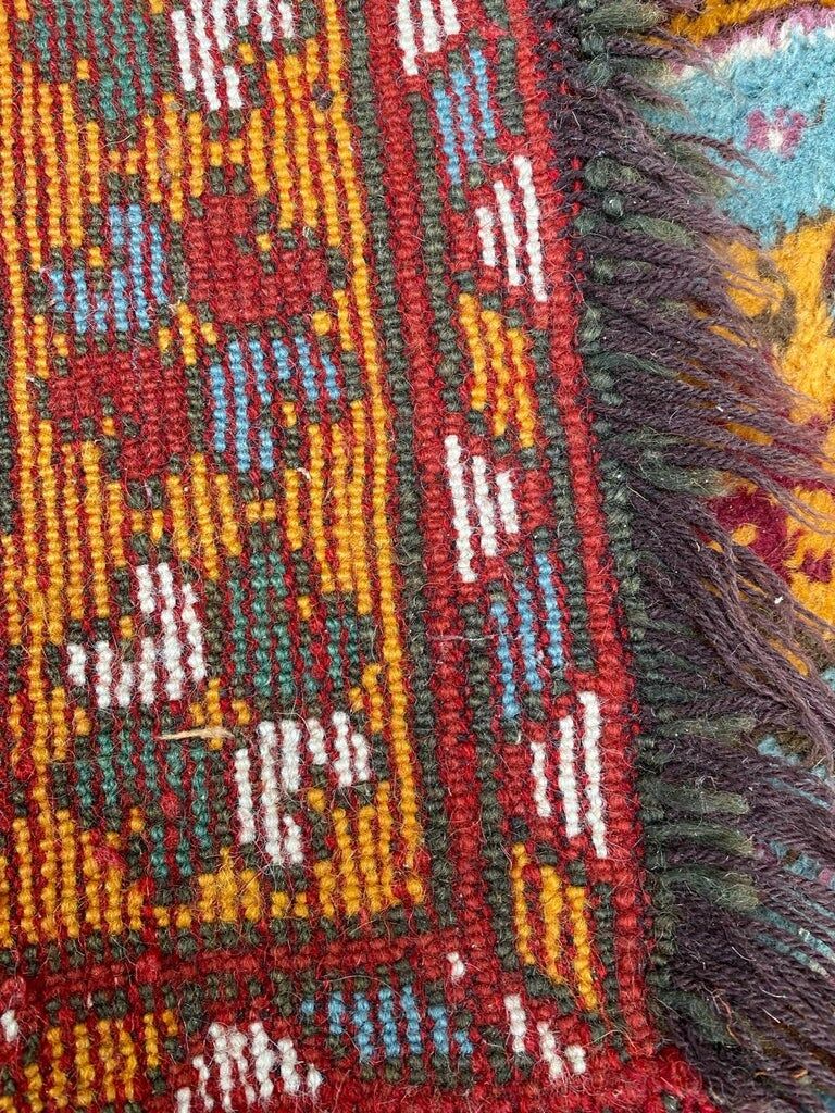 Mid-century Turkish Ushak carpet 144x82cm