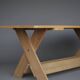 Rare 'Crate' dining table by Gerrit Rietveld for Cassina, 1980s