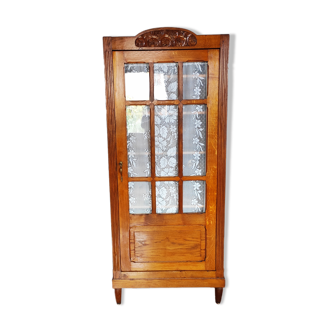 Parisian art deco oak wardrobe
