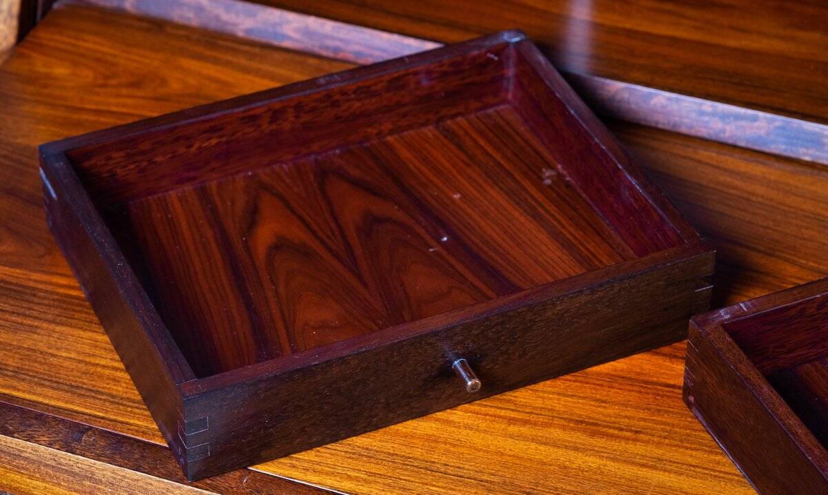 Rosewood Secretary by Dyrlund, Denmark, 1970s