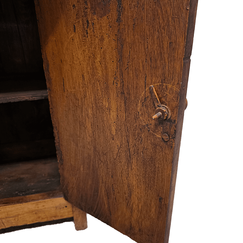 Antique French Walnut Nightstand, earl 1800s