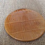 Plat en barbotine