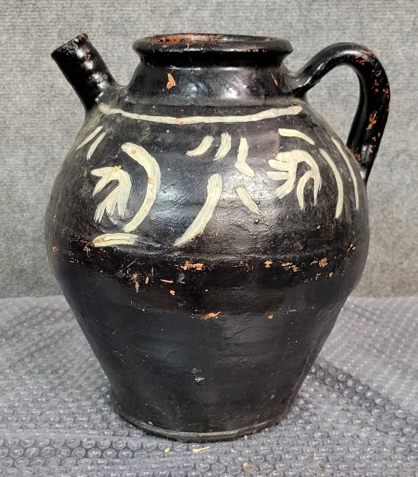 Terracotta jug or jar from the 18th century