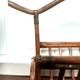 Vintage rattan magazine holders 1960