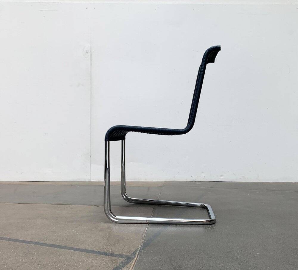 Vintage German cantilever dining chairs B20 by Tecta and Jean Prouvé, set of 4.