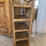 Rattan shelf
