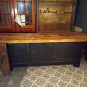 Ancien établi, meuble de métier d'atelier, buffet