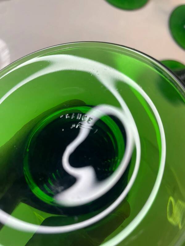 5 verres Roemer vintage