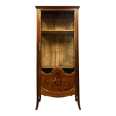 Showcase in marquetry – Art Nouveau period / Precious wood - Majorelle - G
