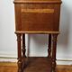 Side table, old antique bedside table
