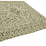 Handmade oriental unique 1980s 267 cm x 338 cm