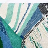 Beni ouarain rug, contemporary wool, moroccan handmade, unique piece signed designer khalil minka