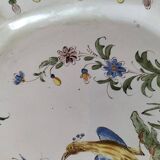 Antique Nevers earthenware plate, late 19th century
