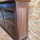 Buffet with glass door in old teak