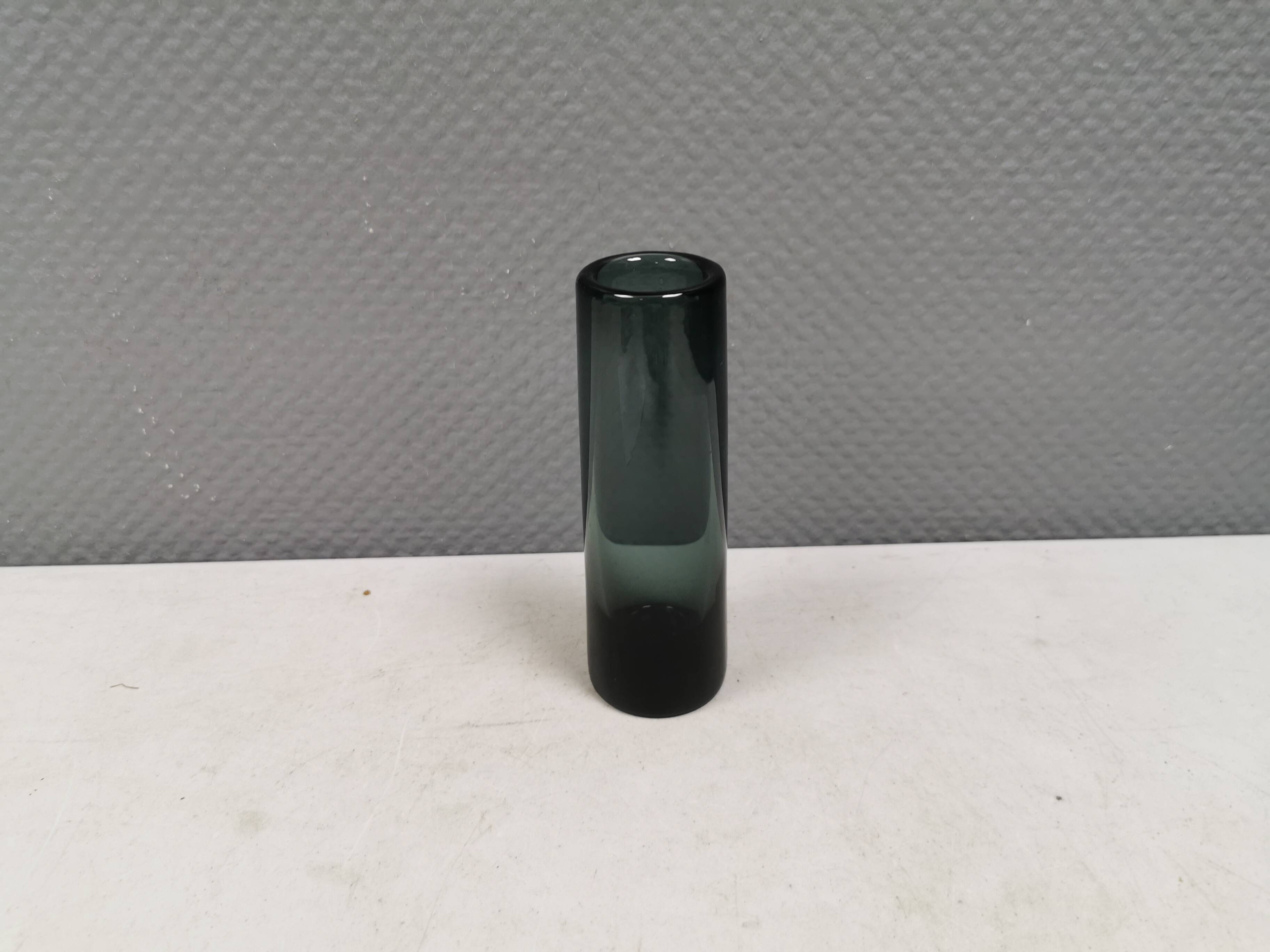 Vase in a ‘smoked’ colour by Per Lütken for Holmegård, 1960, Denmark