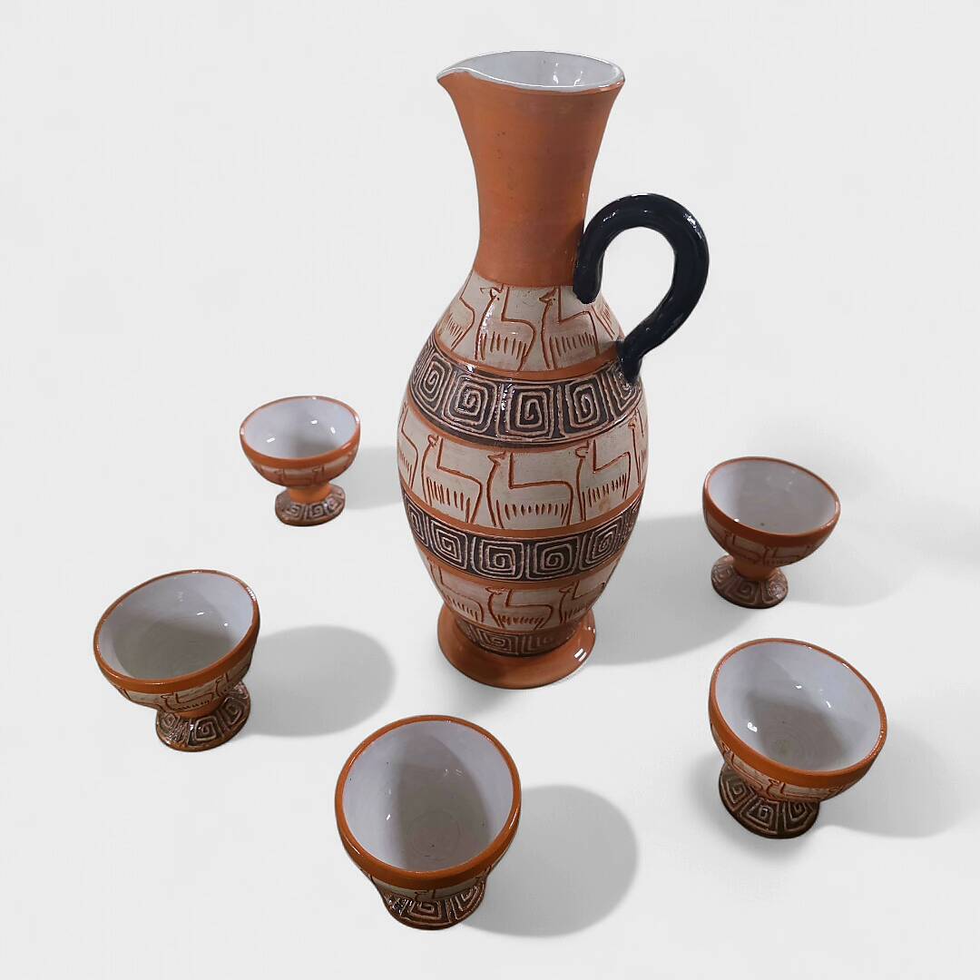 Vintage service "Rosen Chile" – Circa 1970 – 7 pieces