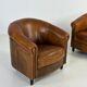 Set of 2 club armchairs