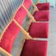 Rangée de 4 chaises de théâtre