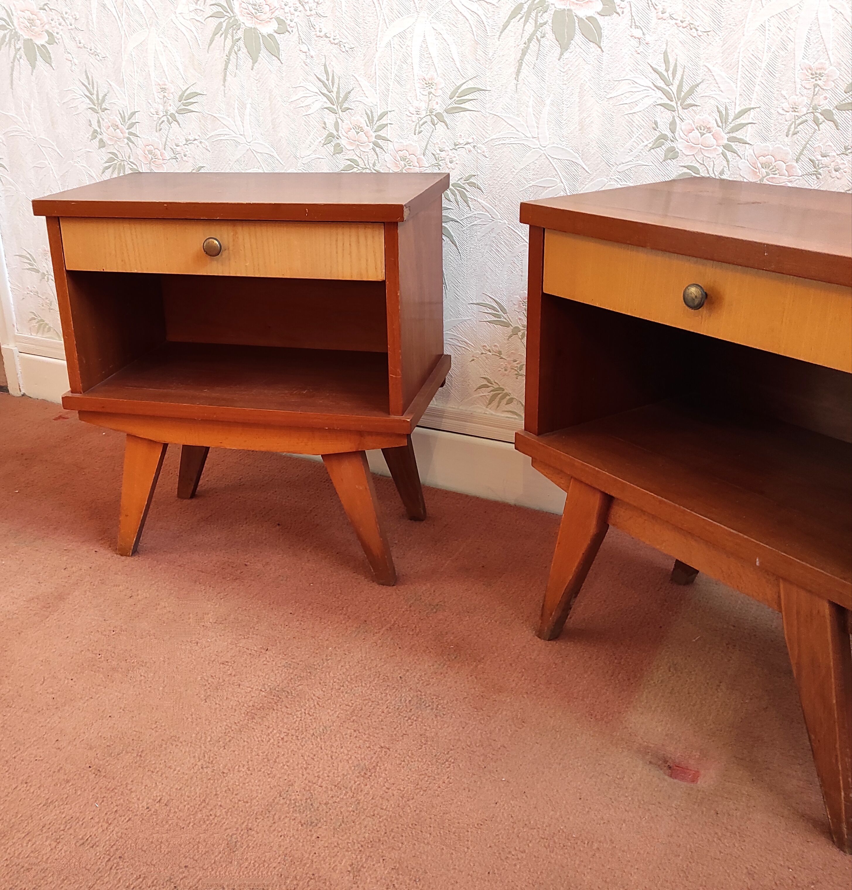 2 Bedside tables Scandinavian style