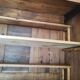 Louis XV style wardrobe entirely pegged wood with 2 cherry wood doors.