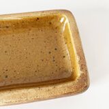 Grand plat grès pyrité Pierre DIGAN  La borne 1970