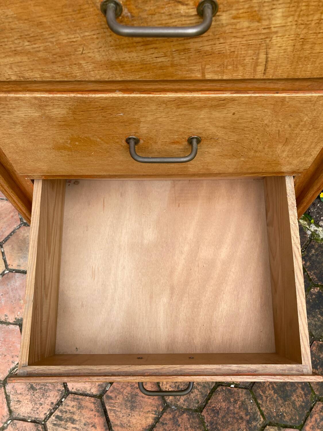Commode pieds compas vintage