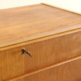 Danish high oak chest of drawers 'Brovst' - Danish design
