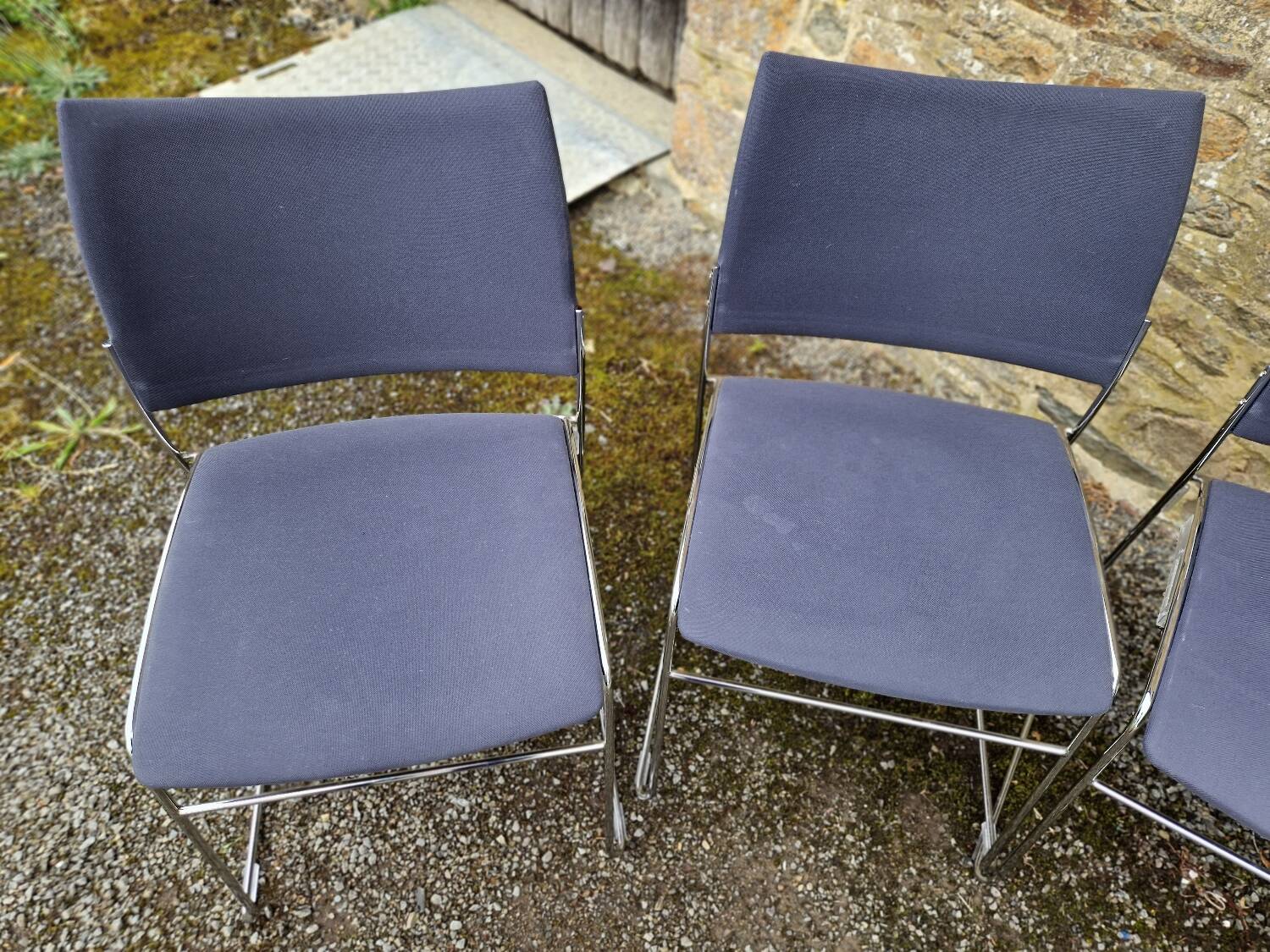 Set of 6 stackable Curvy chairs Casala edition