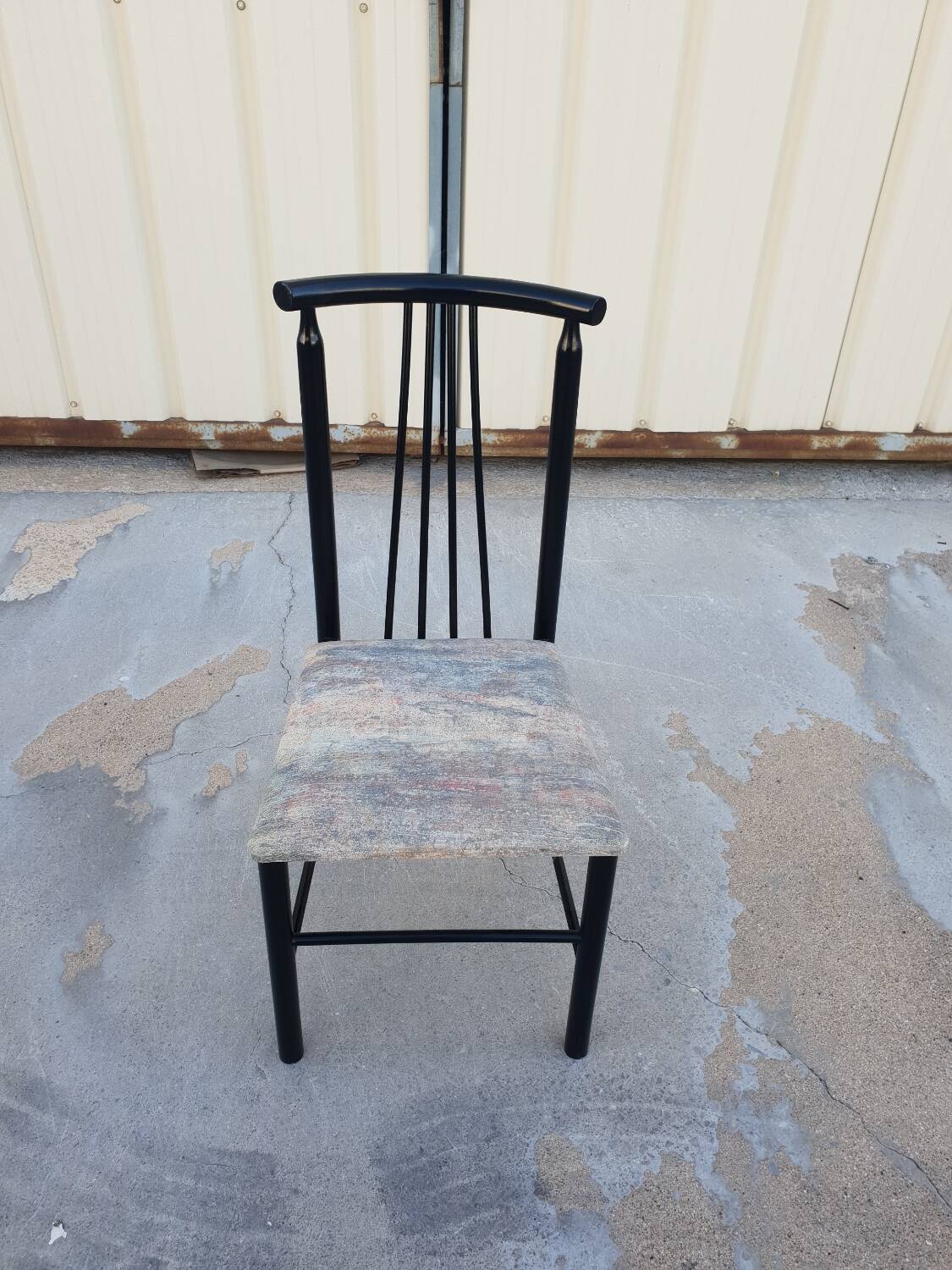 Series of 4 designer chairs 1980