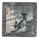 Gien ceramic vintage tile windmill Dutch