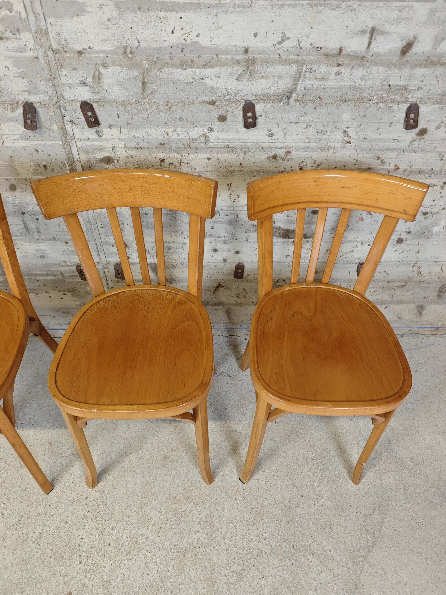 Set of 4 Baumann bistro chairs