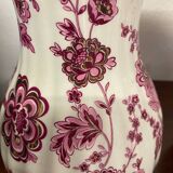 Paire de vases motif chinois rose porcelaine italienne annees 70 signes fg