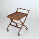 Faltbarer Teak Barwagen Servierwagen Madsen Danish 60er Vintage