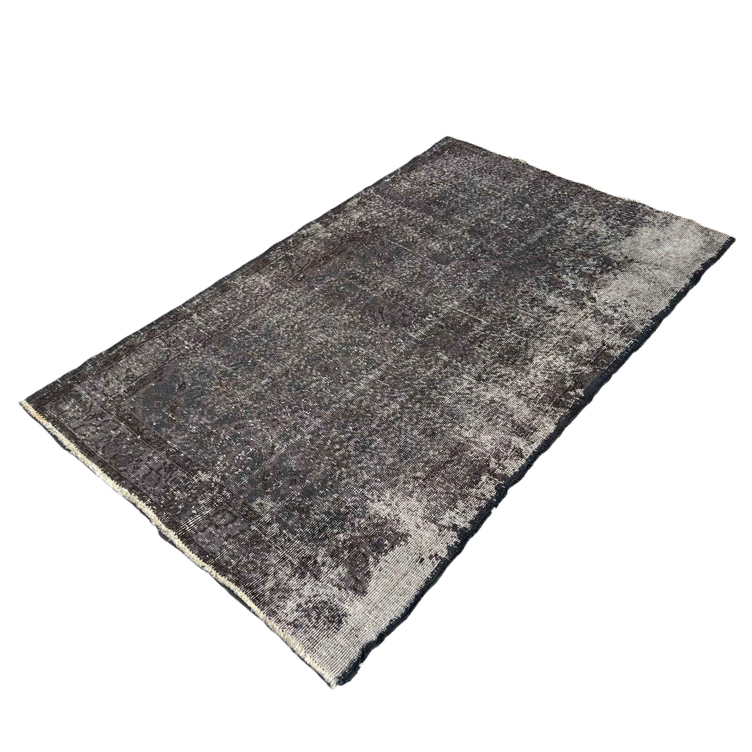 Vintage distressed turkish rug 194 x 117 cm