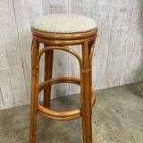 Rattan bar stool
