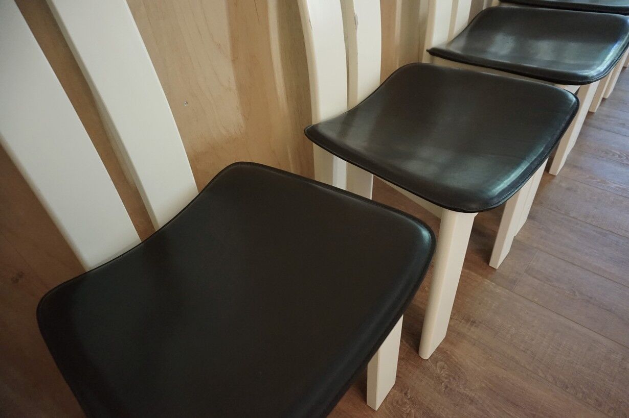 Set of 8 Italian Dining Chairs by Pietro Costantini for Ello, 1970s