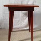 Small table with compass legs from the 50s