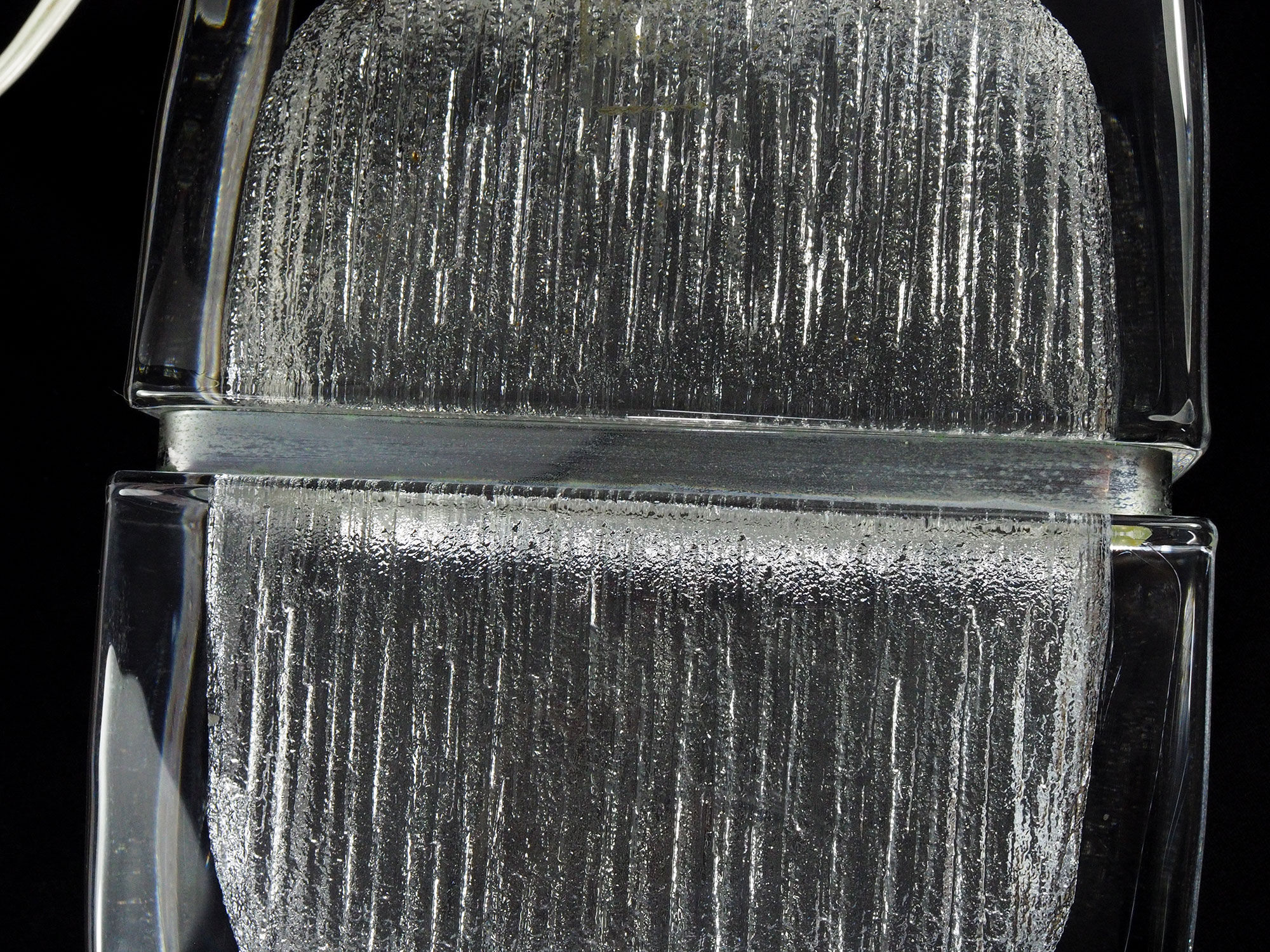 Daum France Mid-Century Crystal Table Lamp-1960s