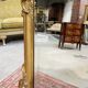 Napoleon III period fireplace mirror in gilded louis XV style wood