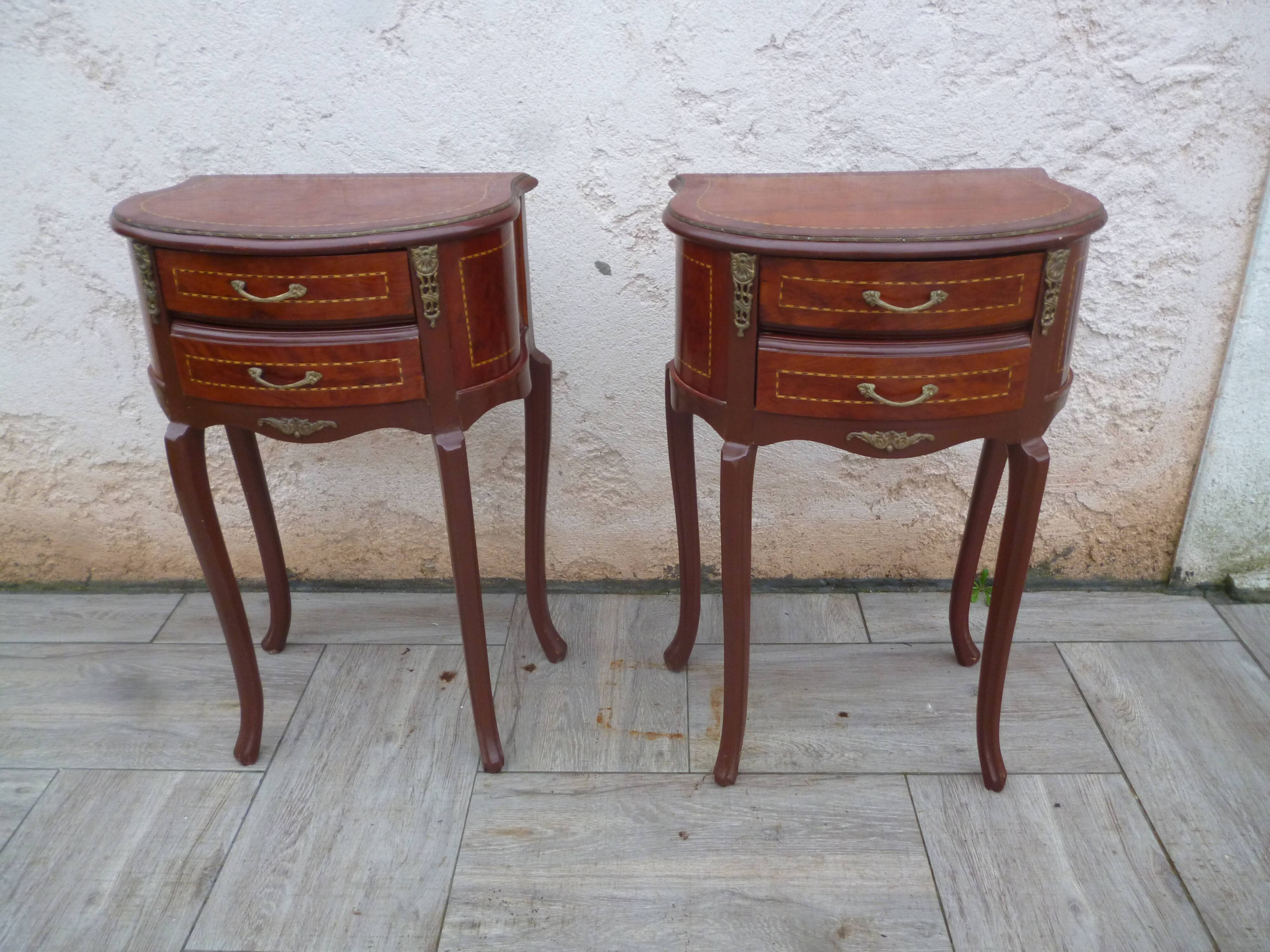 Paire de  chevets style Louis XV